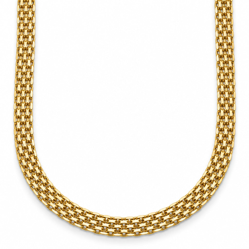 Gold Bismark chain, 5.1 mm