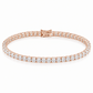925 Sterling Silver VVS D Moissanite Tennis Bracelet