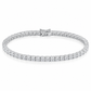 925 Sterling Silver Moissanite Tennis Bracelet