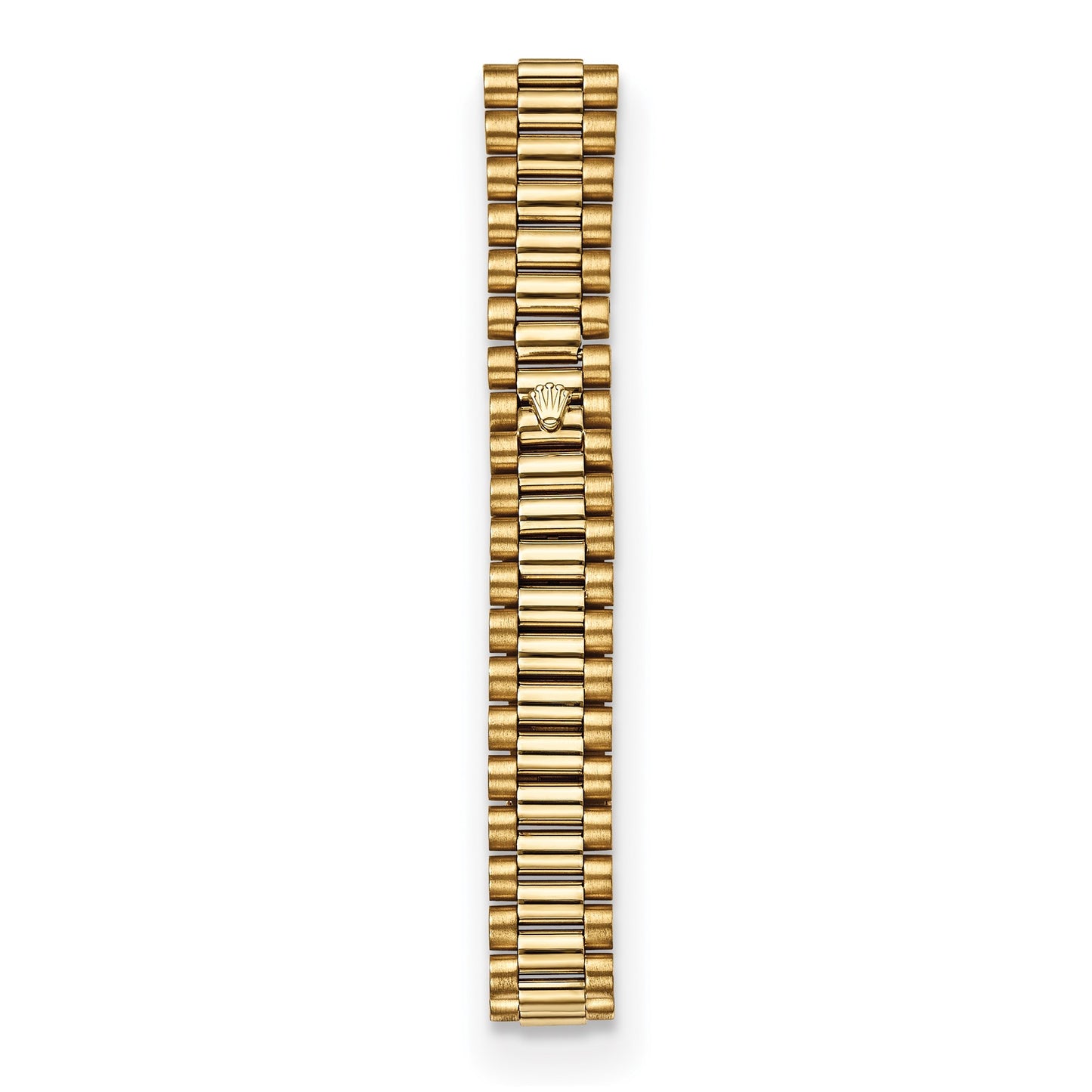 18K yellow gold President bracelet and clasp on the pre-owned Rolex Datejust 26mm ladies watch