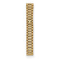 18K yellow gold President bracelet and clasp on the pre-owned Rolex Datejust 26mm ladies watch