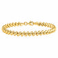 Yellow gold San Marco bracelet, 4.75 mm, detail shot