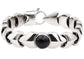 Onyx Stainless Steel Bracelet