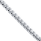 18K White Gold Franco Chain, detail view