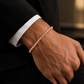 Rose Gold Plated Sterling Silver Round Box Bracelet