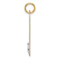 14K Two-Tone Gold Masonic Scale Dog Tag Pendant B59468 - alternate view