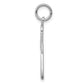 14K white gold ankh cross pendant alternate view, small - CH141