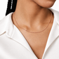 Rose Gold Plated Sterling Silver Round Box Chain