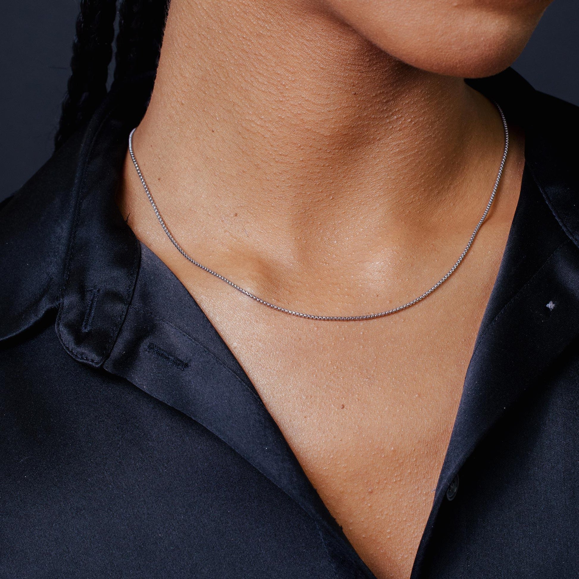 925 Sterling Silver Round Box Chain – view 6