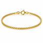 Gold Plated Sterling Silver Box Bracelet