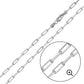 925 Sterling Silver Paper Clip Chain – view 1