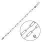925 Sterling Silver Paper Clip Chain – view 3