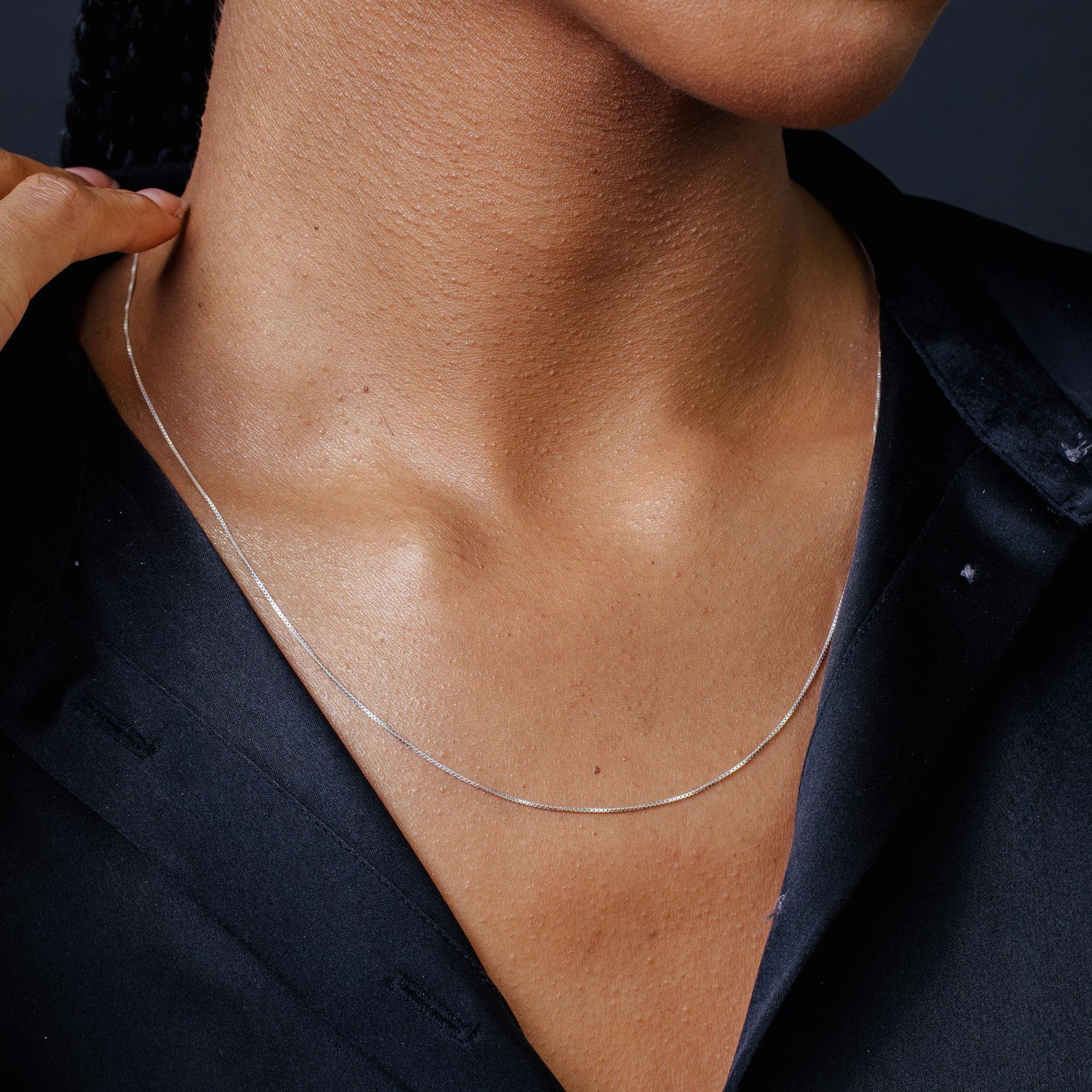 Gold Plated Sterling Silver Box Chain – view 7