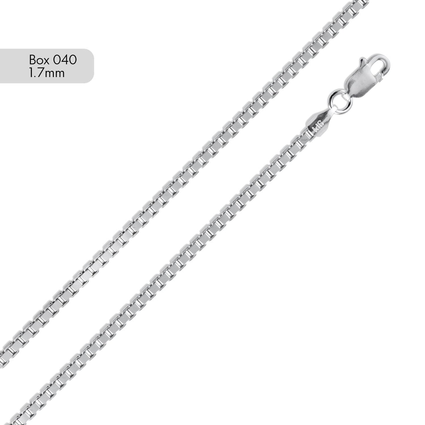925 Sterling Silver Box Chain – view 2