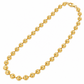 14K Yellow Gold Moon Cut Chain Detail