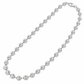 10K White Gold Diamond-Cut Moon Cut Chain