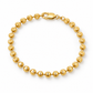 14K Yellow Gold Moon Cut Bracelet Clasp