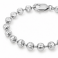 10K White Gold Diamond-Cut Moon Cut Bracelet