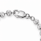 10K White Gold Diamond-Cut Moon Cut Bracelet