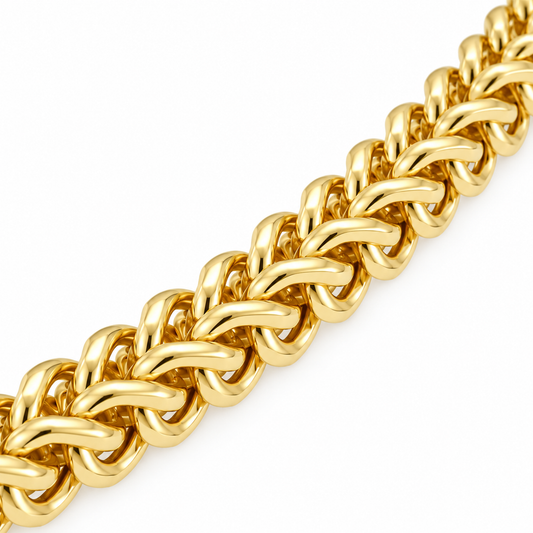 Yellow gold Franco chain