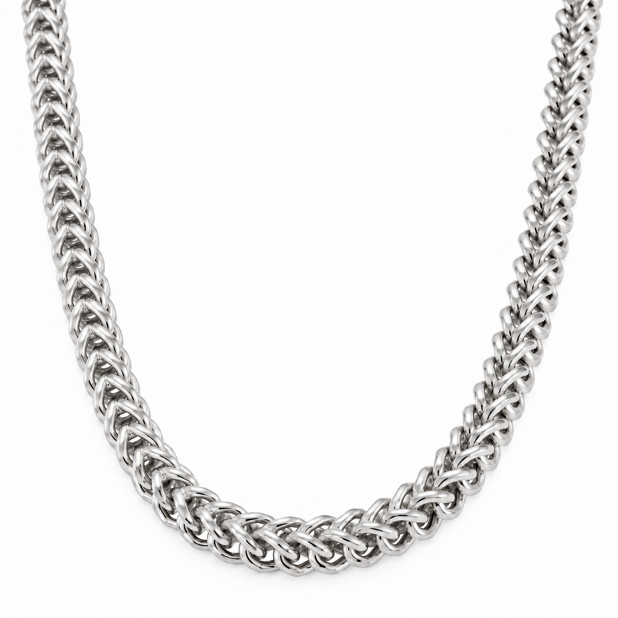 White gold Franco chain