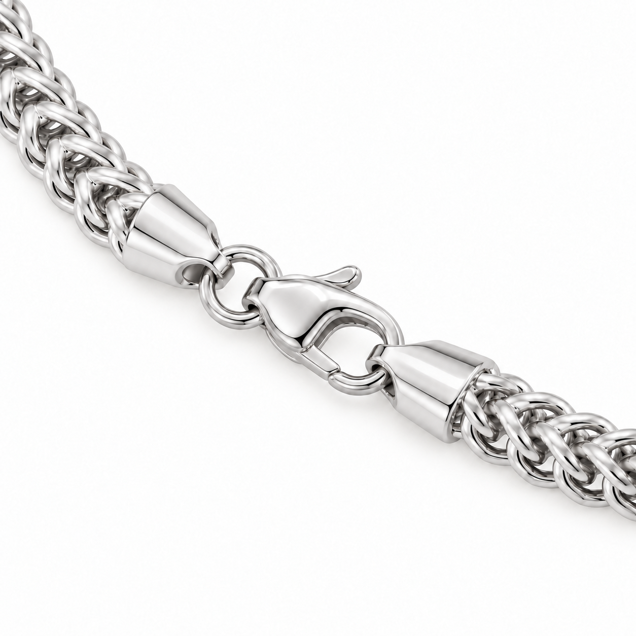 White gold Franco chain