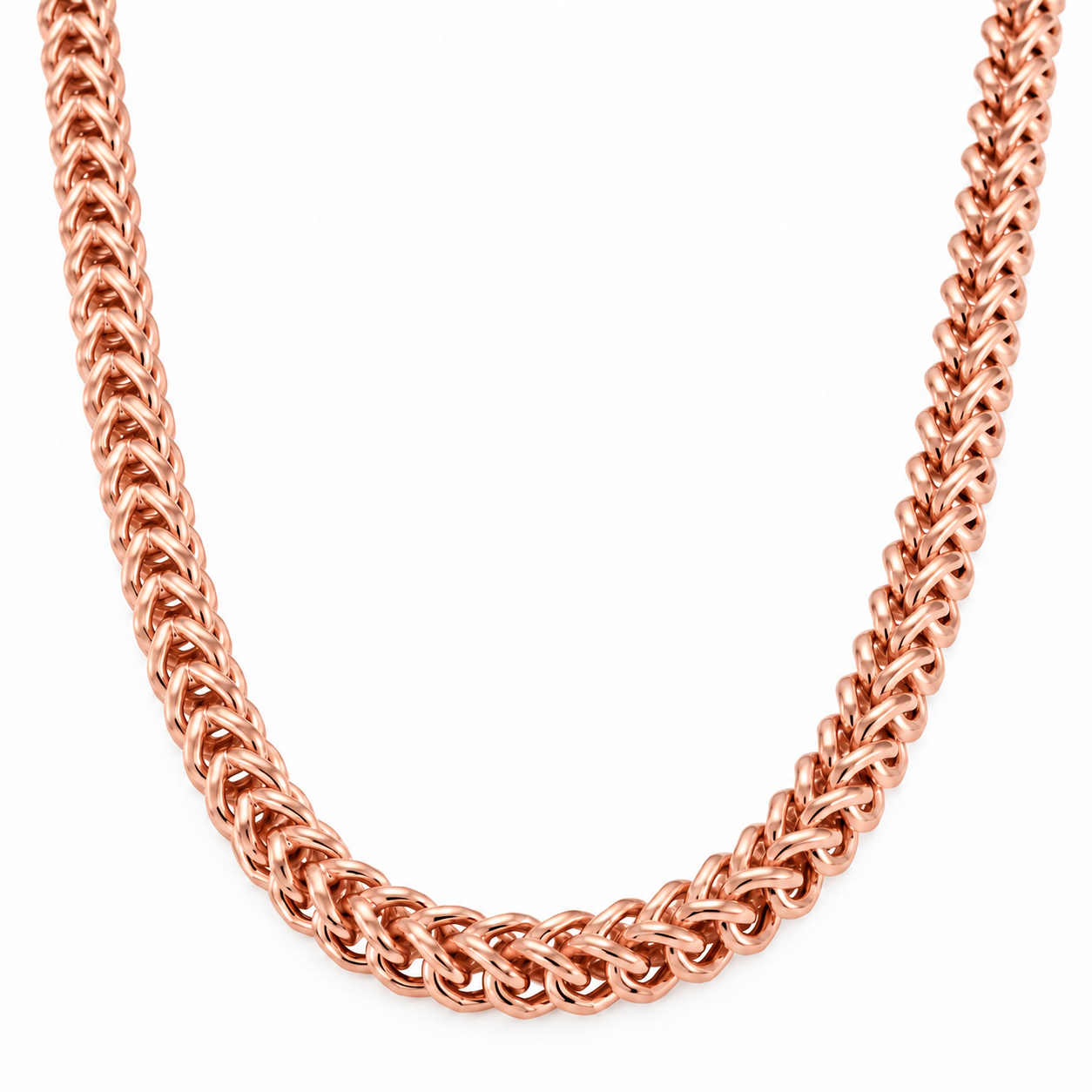 Rose gold Franco chain