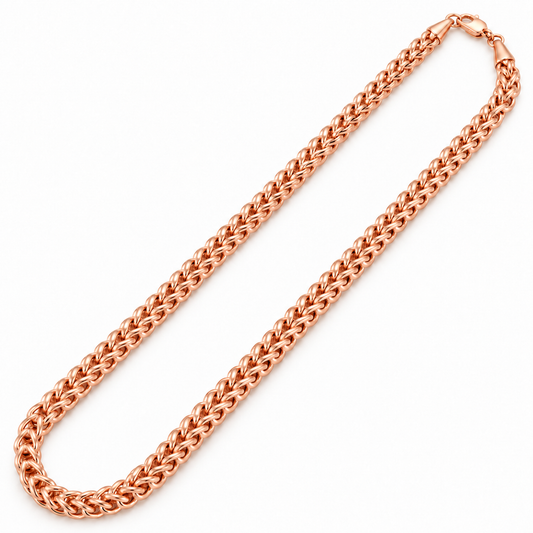 Rose gold Franco chain