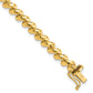 Yellow gold San Marco bracelet, 5 mm