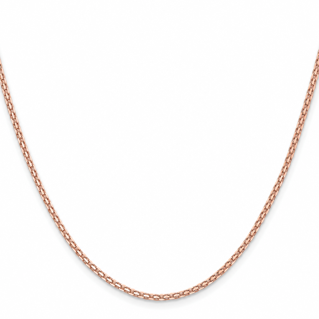 14K Rose Gold Bismark Chain