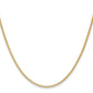 Gold Bismark chain, 1.8 mm, alternate view