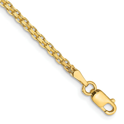 Gold Bismark bracelet, 1.8 mm