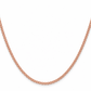 14K Rose Gold Bismark Chain