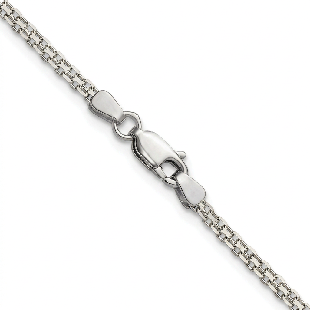 925 Sterling Silver Bismark Chain