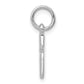 10K white gold small cross charm alternate view - 10K2280W