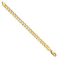 10K Gold Hollow Cuban Curb Link Bracelet