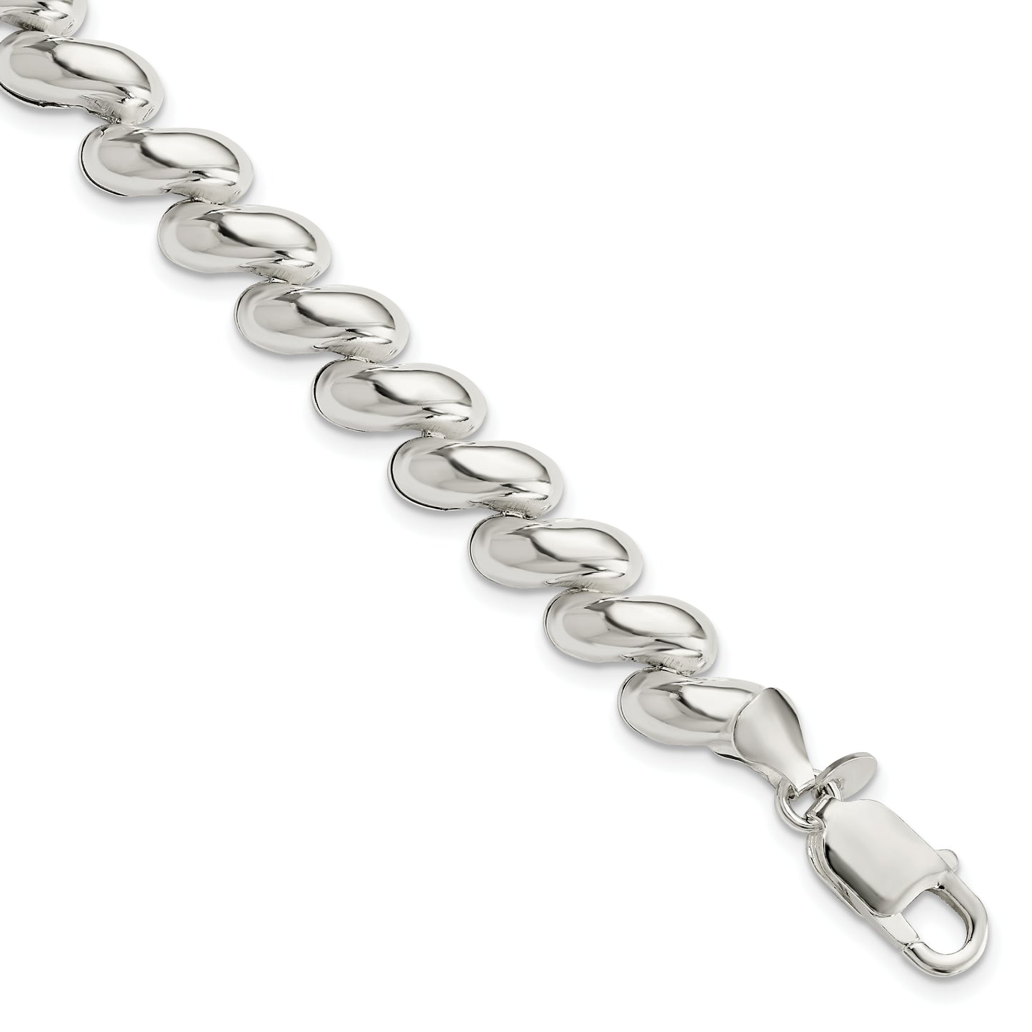 Sterling silver San Marco bracelet, 9 mm
