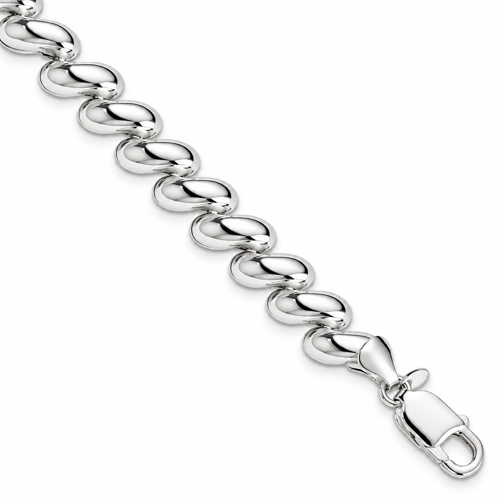 14K White Gold San Marco Bracelet