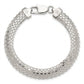 Sterling silver Bismark bracelet, 8.5 mm, additional view