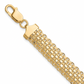 Yellow Gold Plated Sterling Silver Bismark Bracelet