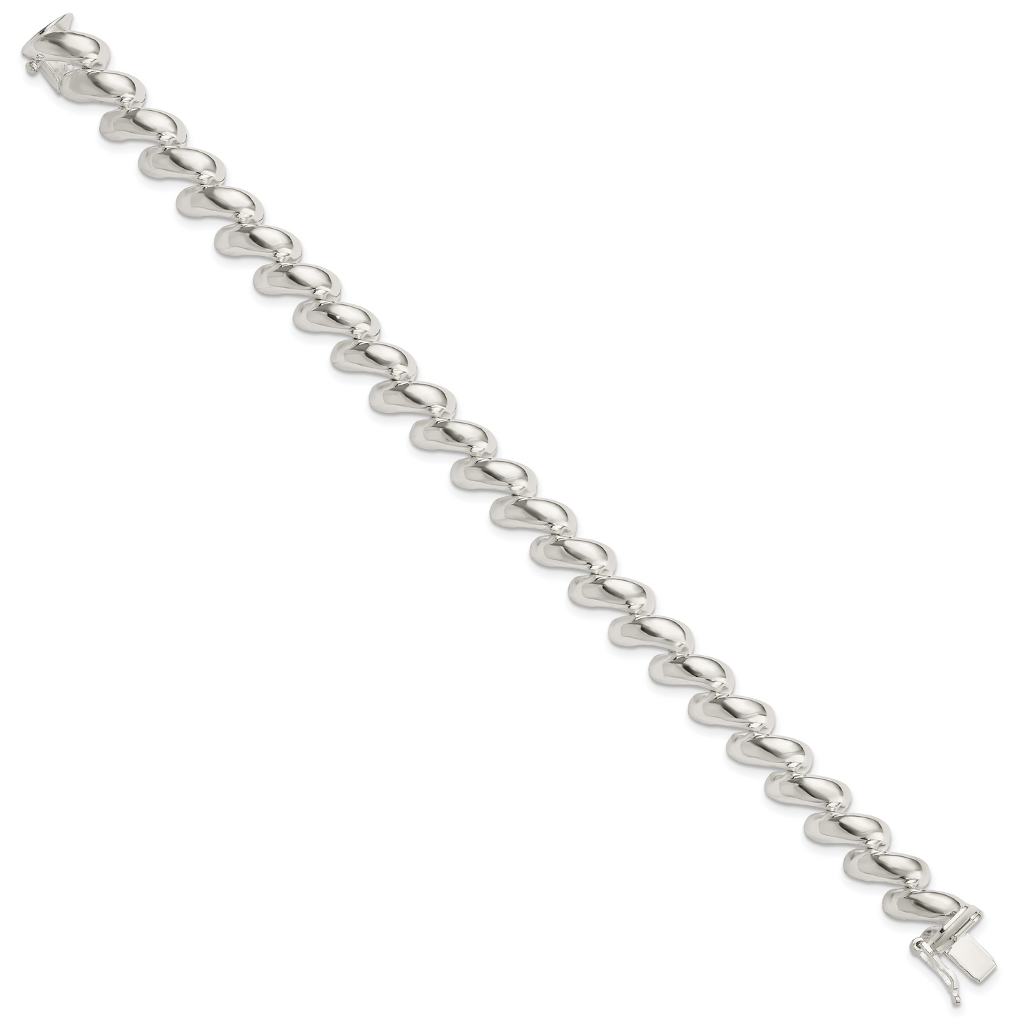 Sterling silver San Marco bracelet, 10 mm, alternate view