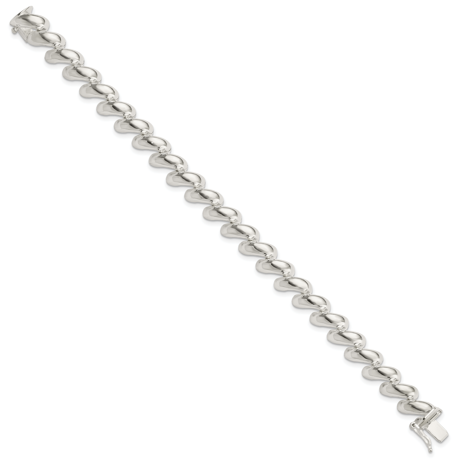 Sterling silver San Marco bracelet, 10 mm, alternate view