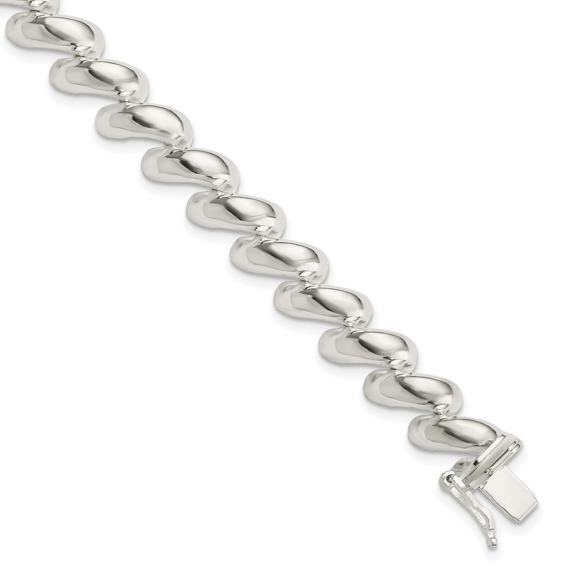 Sterling silver San Marco bracelet, 10 mm