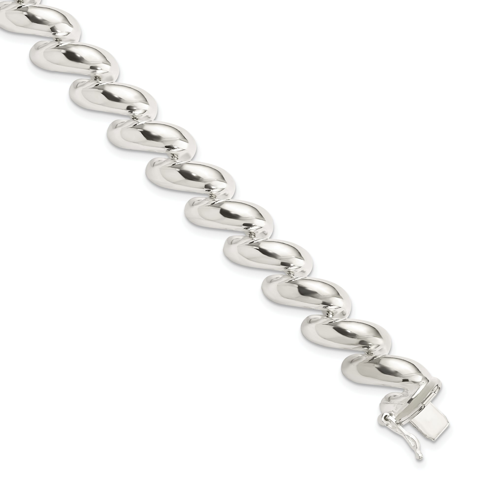 Sterling silver San Marco bracelet, 12 mm
