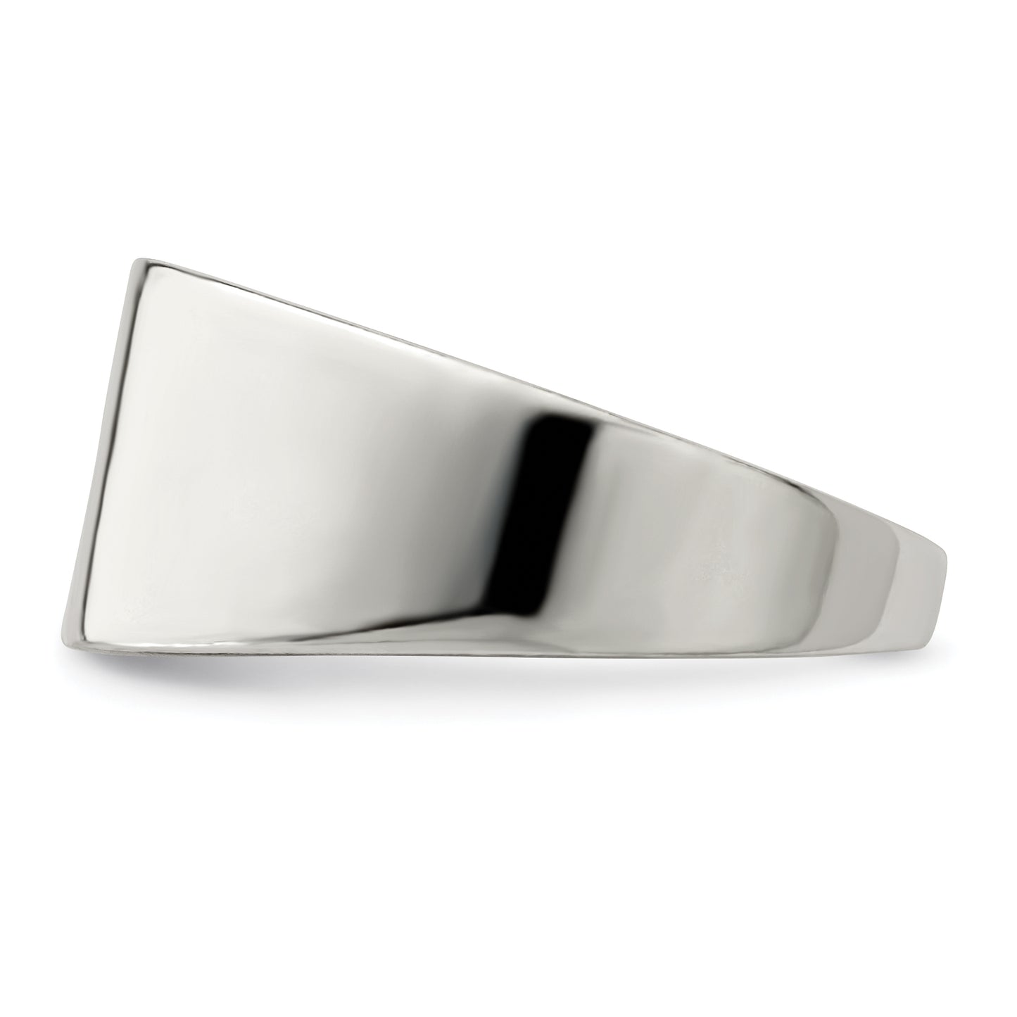 Sterling silver rectangle signet ring