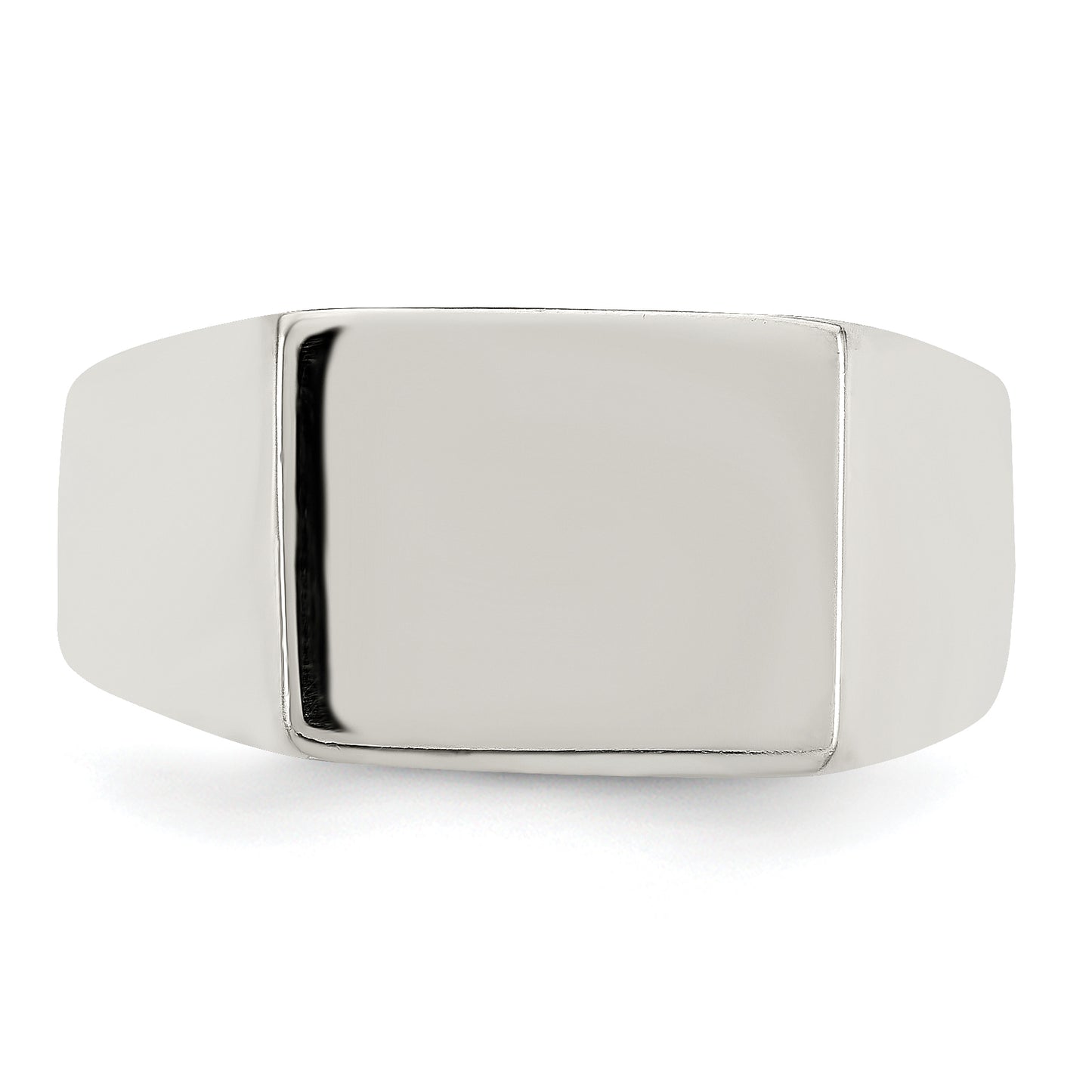 Sterling silver rectangle signet ring