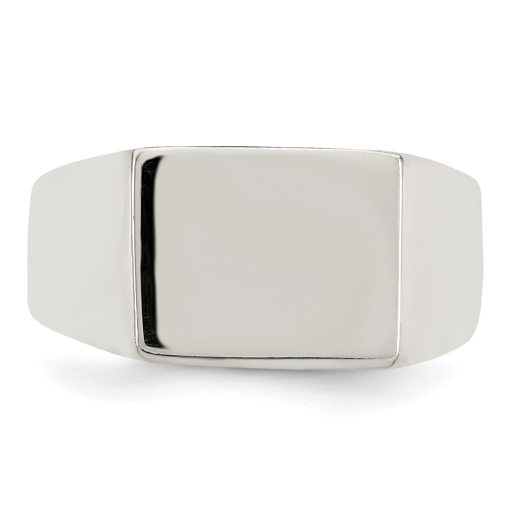 Sterling silver rectangle signet ring