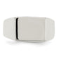 Sterling silver rectangle signet ring