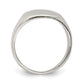 Sterling silver small oval signet ring
