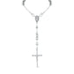 Silver high polished rosary chain